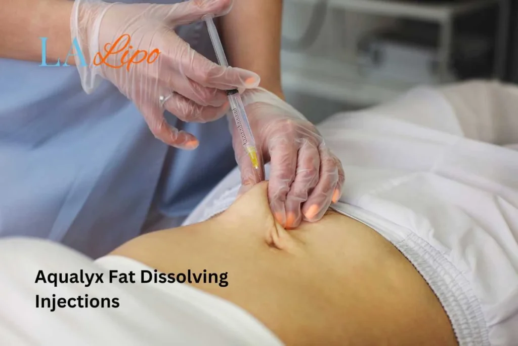 woman having fat dissolving injections Greater London (Tower Hamlets) in the stomach