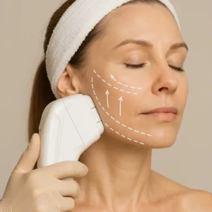 Woman having HI-FU to reduce wrinkles call LA LIPO Greater London (Tower Hamlets) Now!