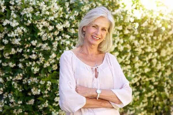 Older woman happy with urinary incontinence treatment Greater London (Tower Hamlets)