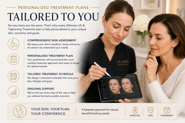 book a consultation about your ultimate lift and tighten treatment Greater London (Tower Hamlets)