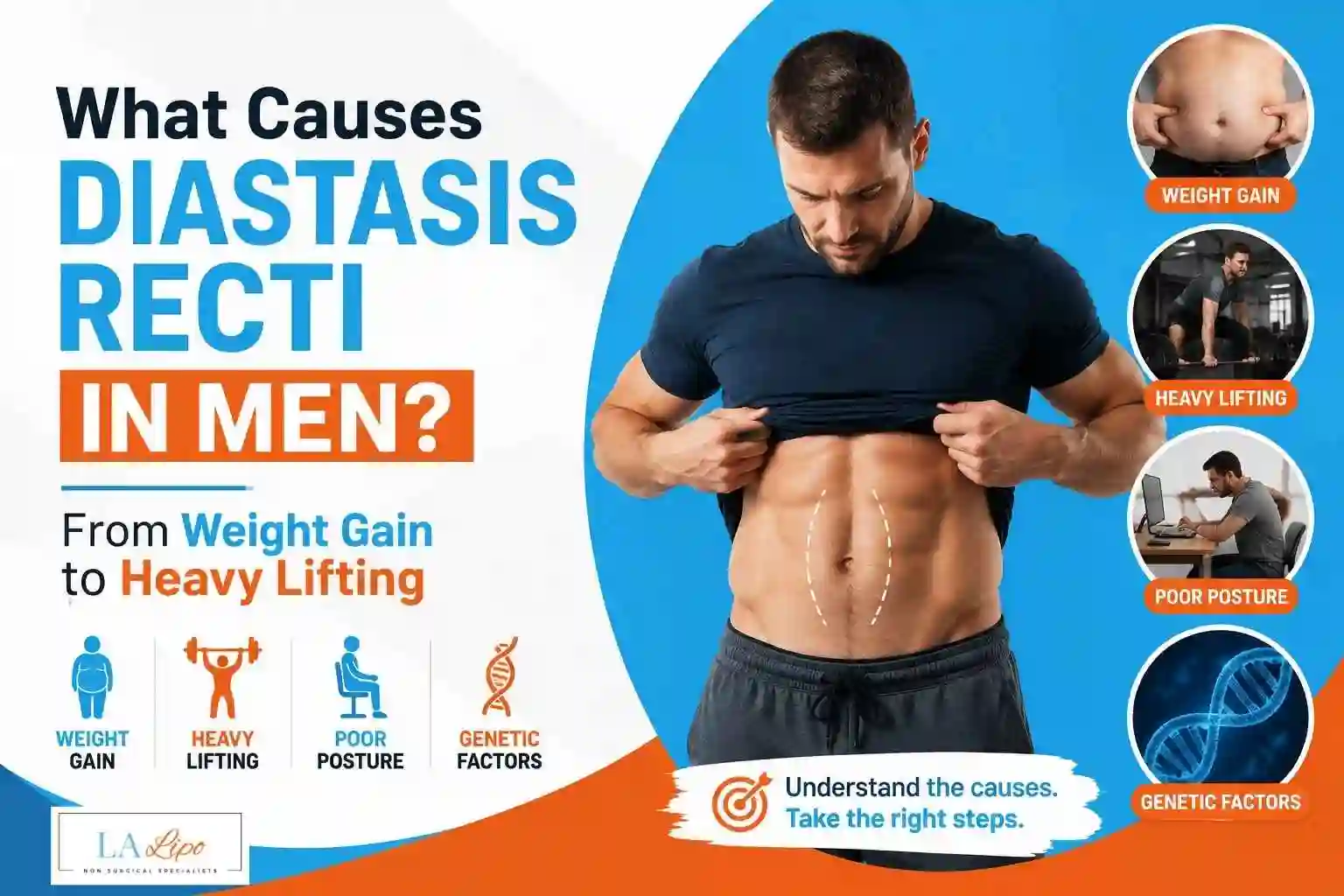 What Causes Diastasis Recti in Men? From Weight Gain to Heavy Lifting Greater London (Tower Hamlets)